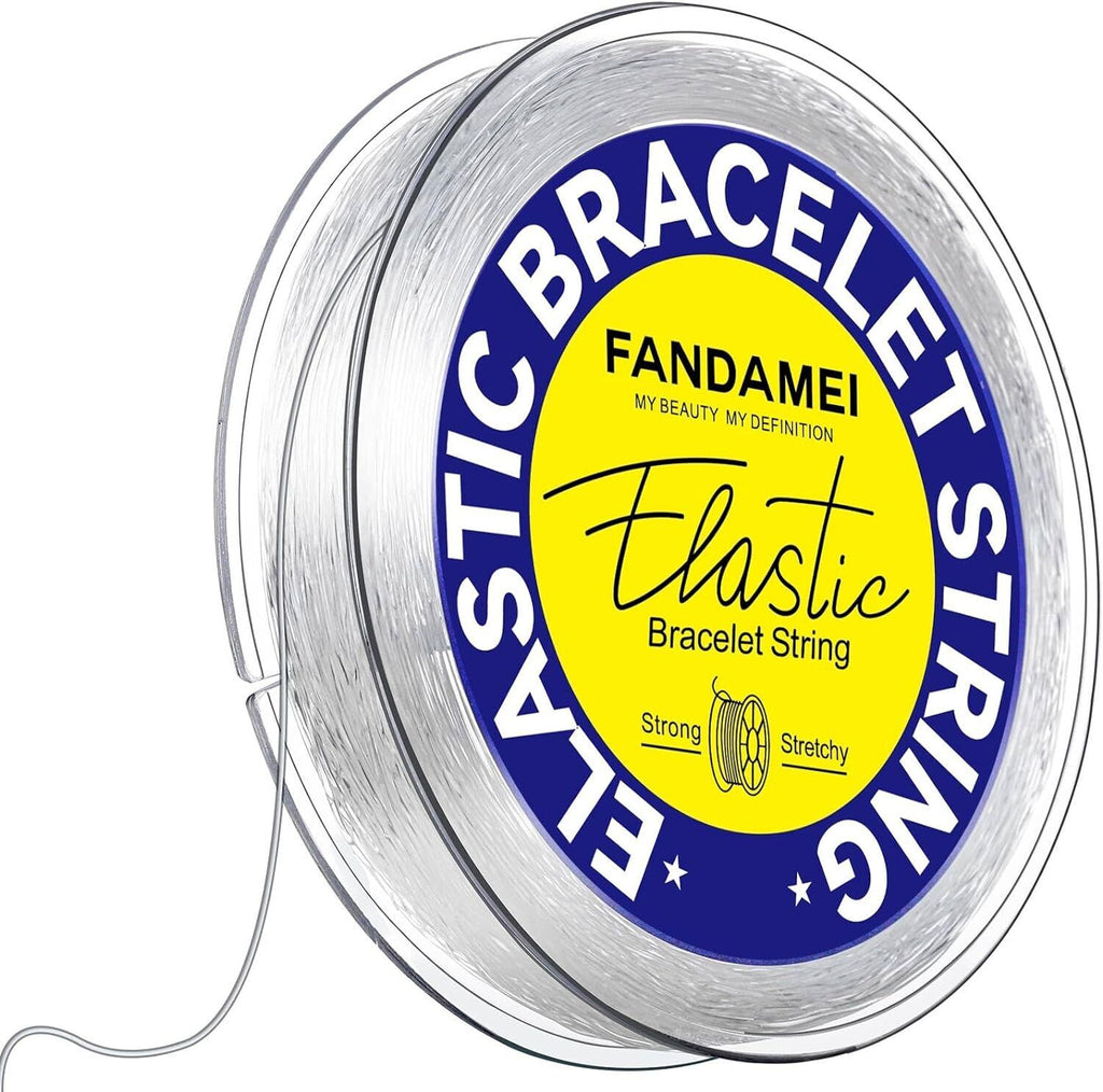 Cordon De Cuerda De Pulsera Elastica De 1 MM Cordon De Cuentas De Estiramiento