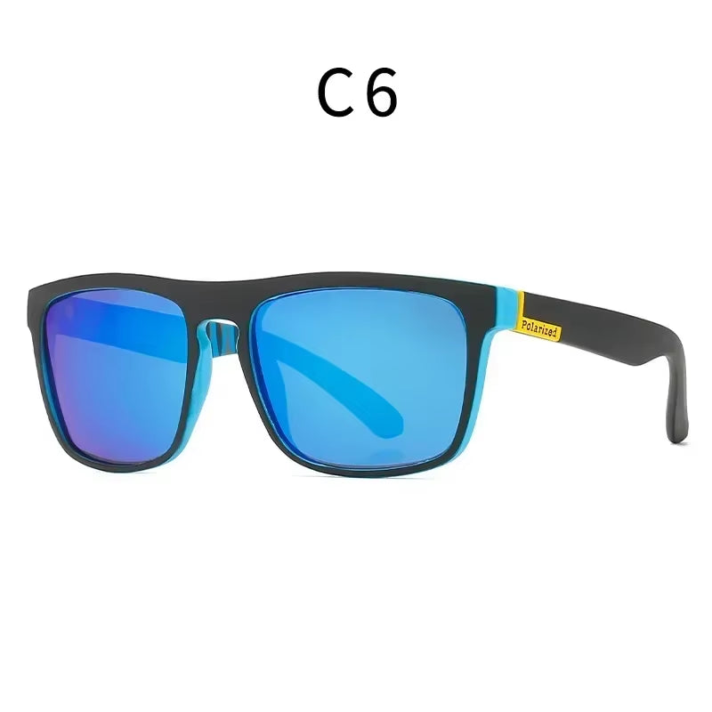 Fashion Vintage Square Polarized Sunglasses Men Women Driving Fishing Luxury Brand Designer Sun Glasses Driver'S Eyewear UV400