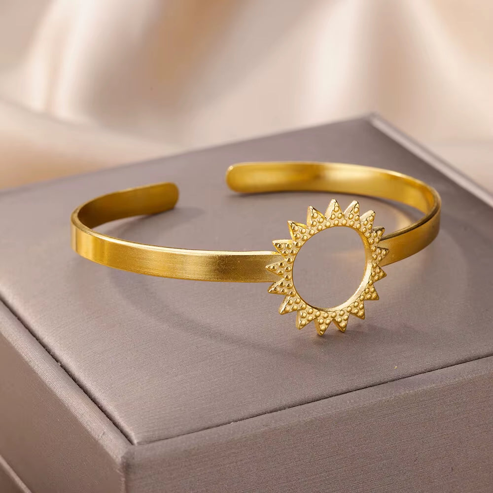 Vintage Snake Bangle Bracelet for Women Stainless Steel Snake Opening Bangle Animal Aesthetic Fashion Jewelry Pulseras Mujer