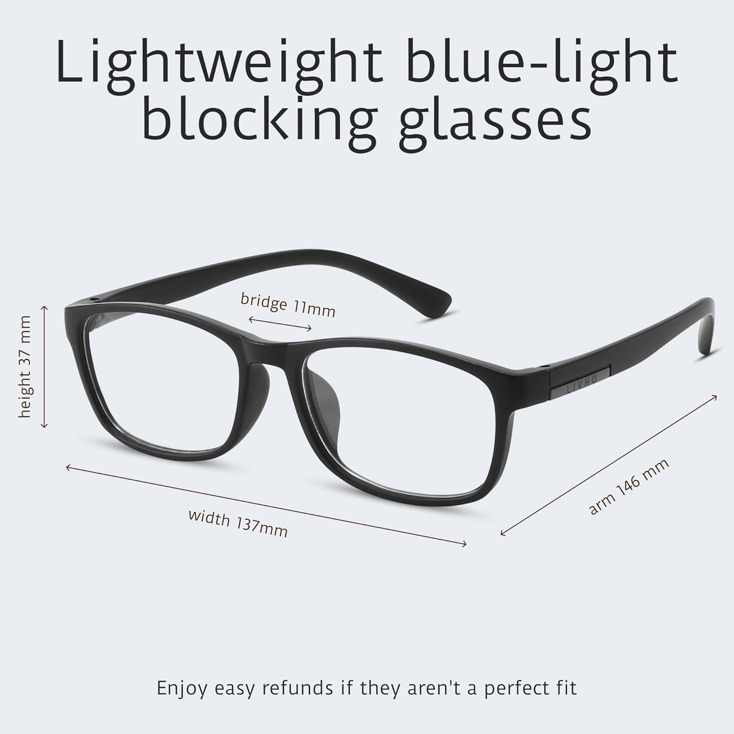 Gafas anti Luz Azul Para Hombre, Gafas anti Luz Azul Para Hombre