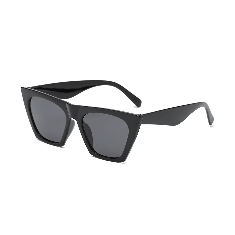 New Fashion Wide Frame Small Rectangle Sunglasses Female Shades Vintage Eyewear UV400 Candy Color Cycling Girls Boys Sun Glasses