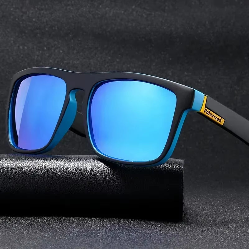 Fashion Vintage Square Polarized Sunglasses Men Women Driving Fishing Luxury Brand Designer Sun Glasses Driver'S Eyewear UV400