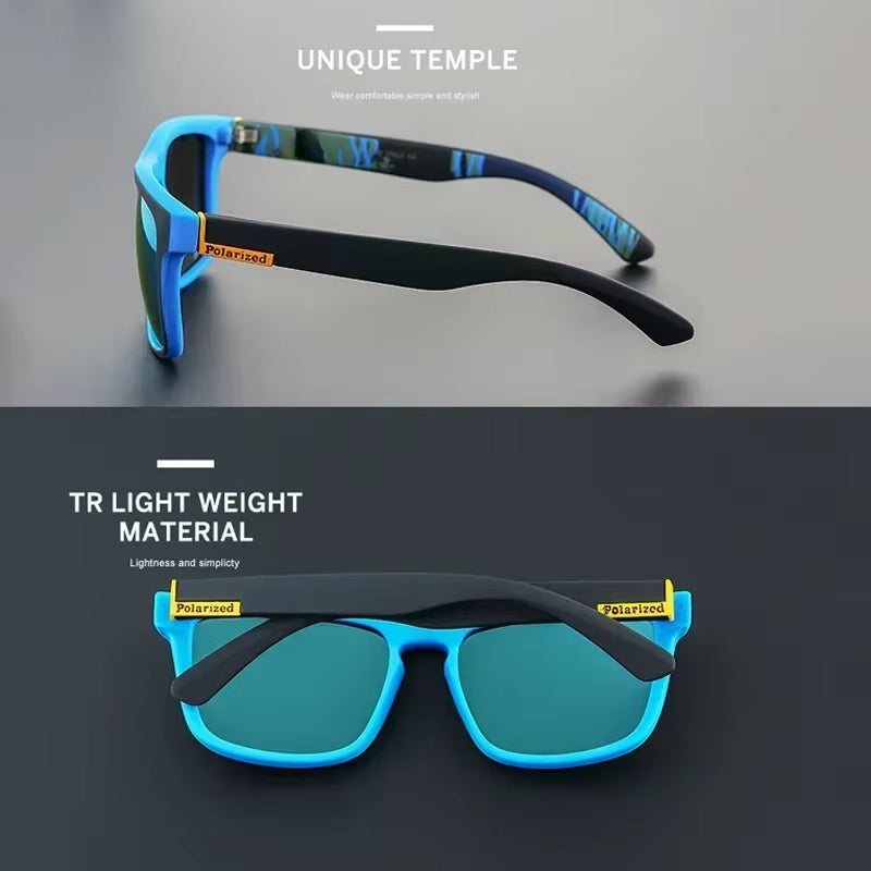 Fashion Vintage Square Polarized Sunglasses Men Women Driving Fishing Luxury Brand Designer Sun Glasses Driver'S Eyewear UV400