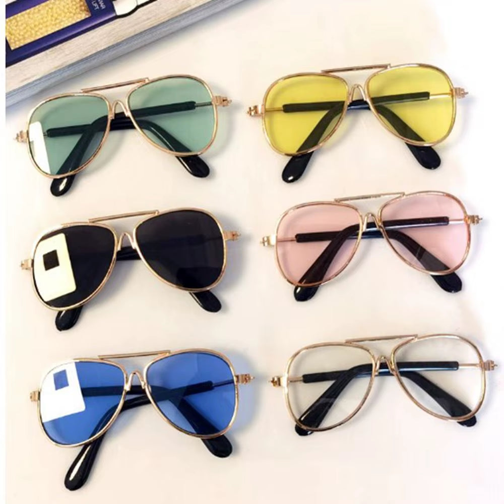 Cute Lovely Eye Wear Reflection for Small Dog Cat Toy Cat Dog Sunglasses Pet Products Diy Pet Glasses Photos Props