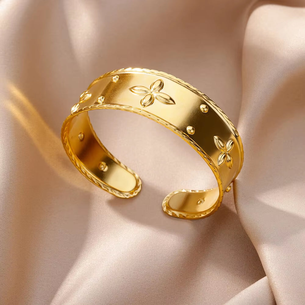 Vintage Snake Bangle Bracelet for Women Stainless Steel Snake Opening Bangle Animal Aesthetic Fashion Jewelry Pulseras Mujer