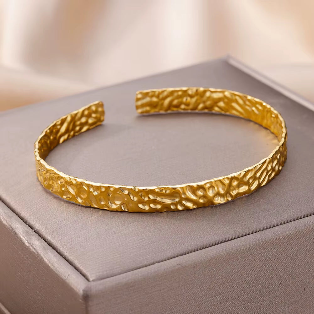Vintage Snake Bangle Bracelet for Women Stainless Steel Snake Opening Bangle Animal Aesthetic Fashion Jewelry Pulseras Mujer
