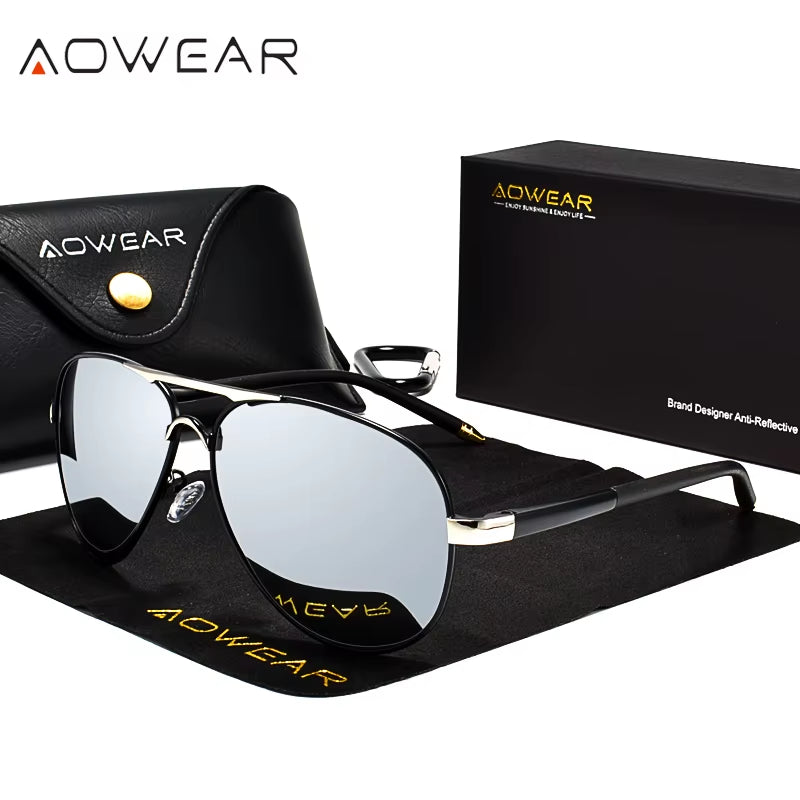 Aviation Polarized Sunglasses Men Driving Mirror Sun Glasses Male Brand Design Classic Pilot Eyewear Oculos Gafas De Sol