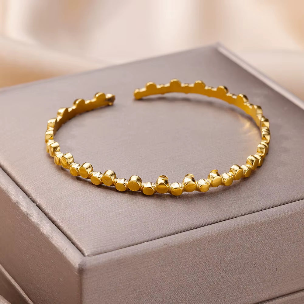 Vintage Snake Bangle Bracelet for Women Stainless Steel Snake Opening Bangle Animal Aesthetic Fashion Jewelry Pulseras Mujer