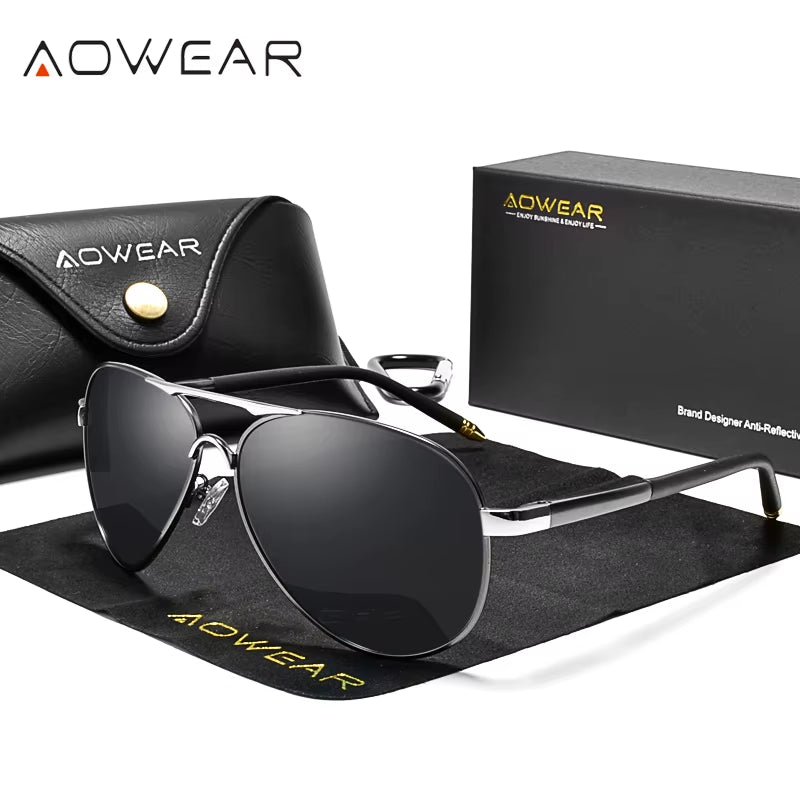 Aviation Polarized Sunglasses Men Driving Mirror Sun Glasses Male Brand Design Classic Pilot Eyewear Oculos Gafas De Sol